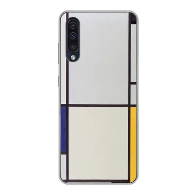 Produktbild von MuchoWow® Handyhülle Schutzhülle Hülle für Samsung Galaxy A30s Tableau I - Piet Mondrian Silikon Softcase Handy Hülle - Karteninhaber