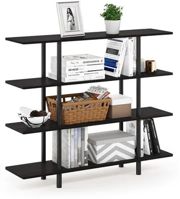 Image de Grande bibliothèque à quatre étagères pour faciliter l'organisation de la maison