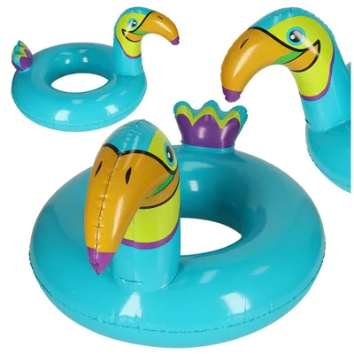 Produktbild von Schwimmreifen, aufblasbarer Tucan, 70 cm, maximales Gewicht: 40 kg