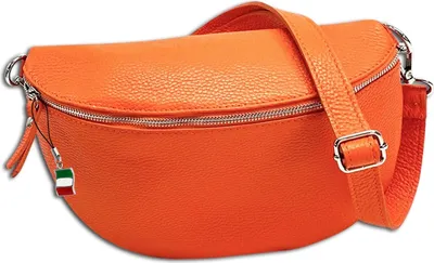 Produktbild von Tasche orange Florence Gürteltasche Leder Tragegurt passend OTF825O