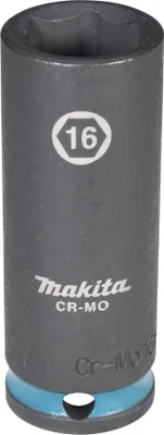 Image de Clé à douille E-16330 Impact Black 3/8 pouces extérieur 4 pans D.16mm long