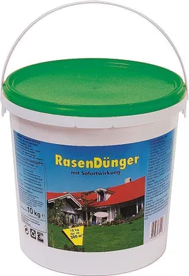 Produktbild von Rasendünger im Eimer mit Sofortwirkung 10 kg