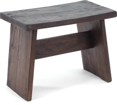 Produktbild von SITZBÄNKCHEN "SCHEMEL 40" | Mahagoni, 31x40x25cm | Fußhocker | Farbe: 03 dunkelbraun