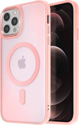 Produktbild von Avizar, MagSafe Hülle für Apple iPhone 12 / 12 Pro Frost Color, Rosa