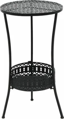 Produktbild von Bistro Tisch 40x70 cm Metall schwarz