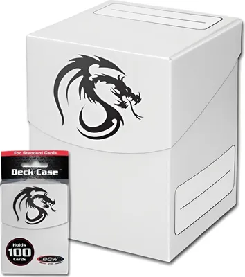 Image de BCW Deck Case Standad Matte 100+- White