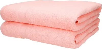 Produktbild von Betz 2 Stück Duschtücher 70x140 cm PALERMO 100% Baumwolle  Farbe: apricot