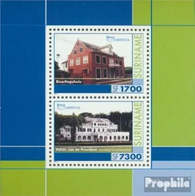 Produktbild von Briefmarken Suriname 2001 Mi Block84 (kompl.Ausg.) postfrisch UNESCO Welterbe