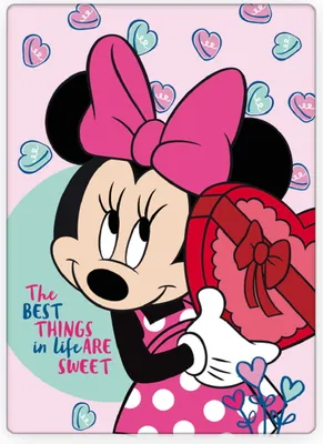 Immagine prodotto di Coperta in pile Disney Minnie Sweets 100x140cm
