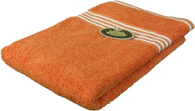 Productafbeelding van Handdoek / Douchedoek / Badlaken, 100% katoen, effen kleur, 70 x 140 cm - terra (32)