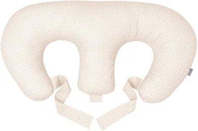 Image de Bellochi Coussin d'Allaitement Jumeaux Ergonomique | 100% Coton & Velvet | Soutien Lombaire et Soulagement des Bras | 100x57 cm