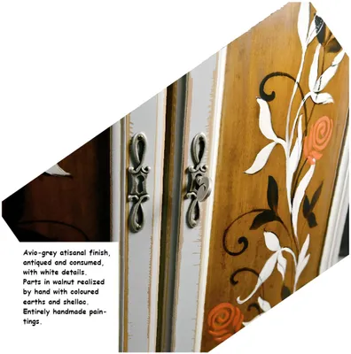 Produktbild von Landhaus Eckschrank Eckkommode Italienische Möbel Schrank Kommoden Anrichte