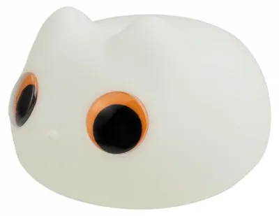 Zdjęcie produktu dla Lampa stołowa LED kotek nocne biała 0.2W ciepła silikon wym:10,8x7,4x13,4cm IP20 Mary's