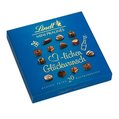 Produktbild von Lindt Mini Pralines Geburtstag in verschiedenen leckeren Sorten 100g