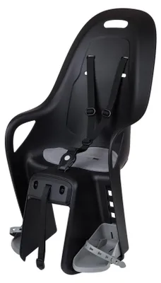 Fahrrad-Kindersitz KOARI, 26-29 Zoll, max. 22 kg, Schwarz/Grau