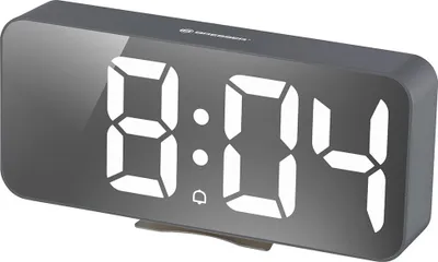 Obrázek produktu pro Bresser Mytime Echo Fxl budík černý, univerzální velikost / zástrčka EU, černý, univerzální velikost