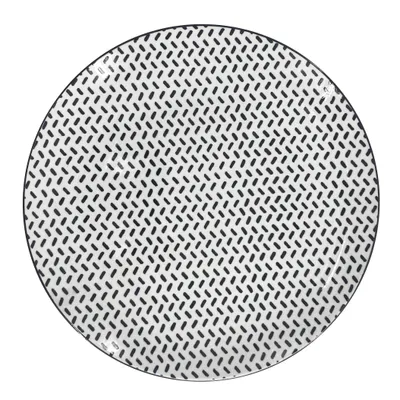 Obrázek produktu pro Mělký talíř BlackLine 26,5cm, stromek