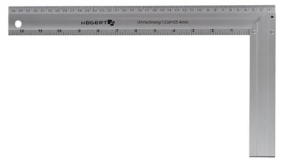 Obrázok produktu pre Högert Schreiner hliníkový uholník 450 x 190 mm