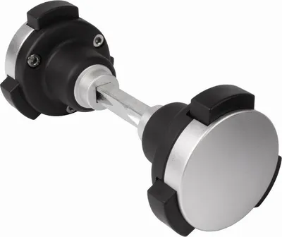 Produktbild von Türknopfdrückerpaar Kidloc, 59/54,6/41 mm, VK 8x90 mm,Edelstahl/Poly.