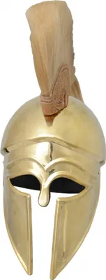 Produktbild von Italo-Korintherhelm mit Helmbusch, 1,3 mm Messing