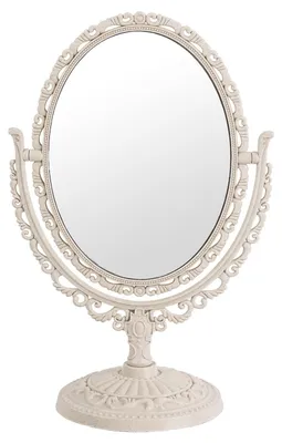 Productafbeelding van XPXKJ make-up spiegel, 17,8 cm, 360°, dubbelzijdig, draaibaar, 3-voudige vergroting