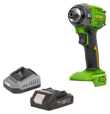 Obrázok produktu pre Akumulátorový rázový uťahovák Procraft PS22bb 20 V 230 Nm 1/2" bezkartáčový + 1x akumulátor 2,0 Ah + nabíjačka
