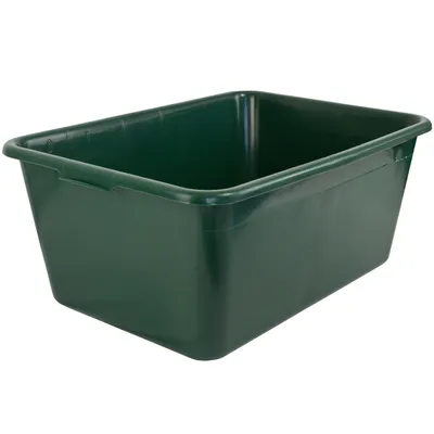 Produktbild von Wildwanne Futterwanne Mörtelwanne Kunststoffwanne Wassertrog Wasserbehälter 65 L / 90 L Grün Lebensmittelecht Multiwanne Petigi, Anzahl:1, Liter:65 L