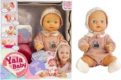 Produktbild von Baby-Puppe mit Zubehör, trinkt & macht Pipi