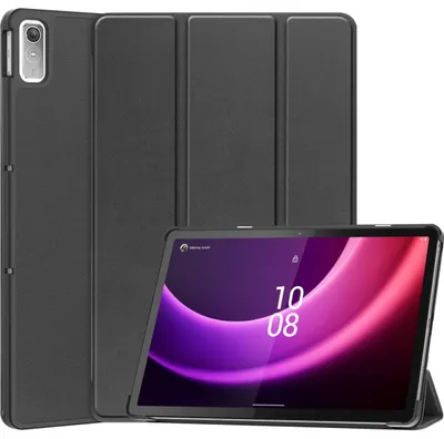 Produktbild von Mobigear Dreifach-Faltetui für Tablet, passend für Lenovo Tab P11 Gen 2, Klapphülle - Schwarz