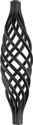 Produktbild von Zierkorb Kugel 190X50Mm (12Mm) Schnörkel Schmiedeeisen Zwirbel Korbzwirbel Für Zäune Und Tore