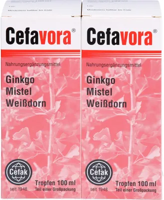 Obrázek produktu pro Cefavora kapky s ginkgo, jmelím a hlohem, 200 ml roztok