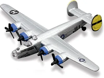 Immagine prodotto di Maisto - Fresh Metal Tailwinds - aereo, B-24 Liberator, argento, blister