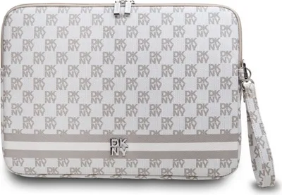 Obrázok produktu pre Obal na notebook DKNY Sleeve Careed Pattern Printed Stripes 16" - béžový