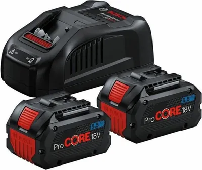Produktbild von Bosch 1 600 A02 14C, Akku, Bosch, Schwarz, Rot, 2 Stück(e), 700 g