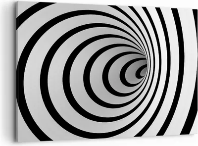 Produktbild von Bild auf Leinwand - Leinwandbild - Spirale abstrakt komposition - 120x80cm - Wand Bild - Wanddeko - Leinwanddruck - Bilder - Kunstdruck - Wanddekoration - Leinwand bilder - Wandkunst - AA120x80-2648