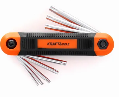 Image de Jeu de clés Allen pliables TORX 8 pièces 60393