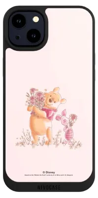 Produktbild von NIVOCASE Handyhülle für Apple iPhone 14 Plus  Hülle NIVOpure Case Schwarz Disney Offizielles Lizenzprodukt Winnie Puuh Ferkel