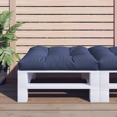 Immagine prodotto di Cuscino per pallet per mobili blu navy 80x80x12 cm in tessuto - Cuscini per mobili da giardino 377897