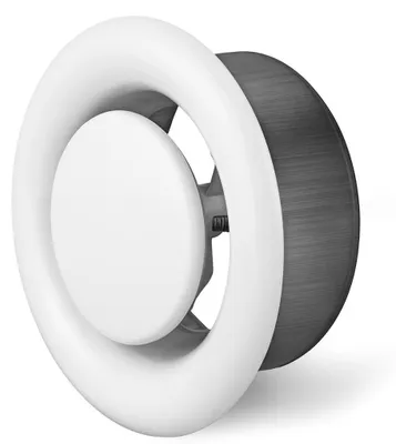 Produktbild von Tellerventil weiß Abluft 100 mm