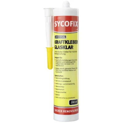 Produktbild von SYCOFIX Universal Kraftkleber glasklar, 290 ml