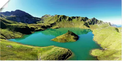 Produktbild von ARTland Poster Schrecksee Bayerischen Hochalpen Größe: 100x50 cm