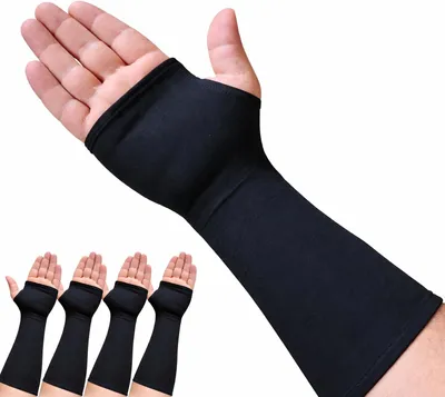 Obrázek produktu pro Kompresní ponožka pod ortézu, pro zápěstí a předloktí, prodyšná, velikost L/XL, 4 kusy