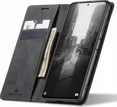 Obrázok produktu pre Puzdro na telefón s chlopňou SPACECASE Wallet pre Poco F3 / Mi 11i Black