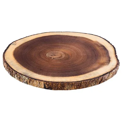 Produktbild von APS Rindenholzbrett NATURA aus Akazienholz BxTxH: ca. 30 x 28,5 x 2 cm