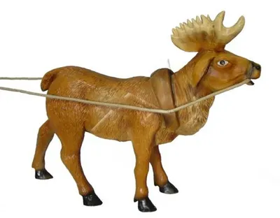 Produktbild von Design Rentier Figur Garten Statue Skulptur Figuren Skulpturen Dekoration Neu