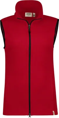 Produktbild von HAKRO Damen Fleeceweste ECO #247 Gr. XL rot