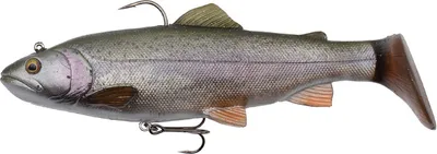Produktbild von Savage Gear 4D Rattle Trout Gummifisch Forelle - Hechtköder, Farbe:Rainbow Trout, Länge / Gewicht:17cm - 80g
