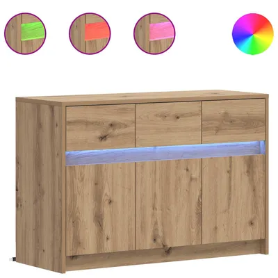 Produktbild von vidaXL TV-Schränk 91 x 34 x 61 cm Artisan-Eiche Holzwerkstoff