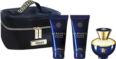 Produktbild von Versace Pour Femme Dylan Blue Eau De Parfum Spray 100ml Set 3 Artikel