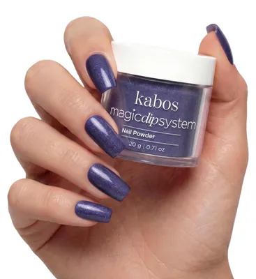 Image de Kabos Magic Dip System, poudre à tremper pour ongles 029 Twinkle Purple 20 g